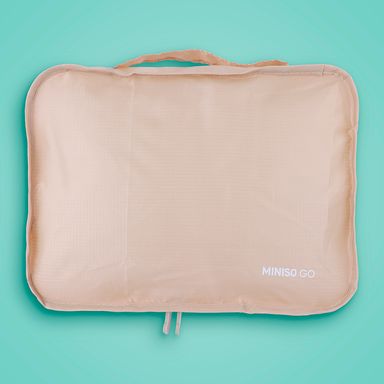 Organizador de viaje bolsa de almacenamiento de ropa plegable minigo 4.0 l caqui -  Miniso