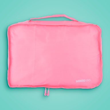 Organizador de viaje bolsa de almacenamiento de ropa plegable minigo 4.0 s rosa -  Miniso