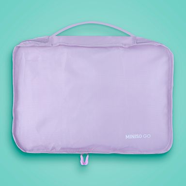 Organizador de viaje bolsa de almacenamiento de ropa plegable minigo 4.0 s púrpura -  Miniso