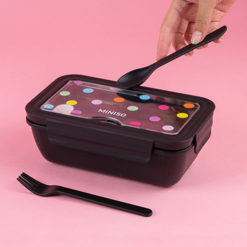 Contenedor-para-alimentos-fiambrera-serie-dots-1100ml-negro-Miniso-2-24210