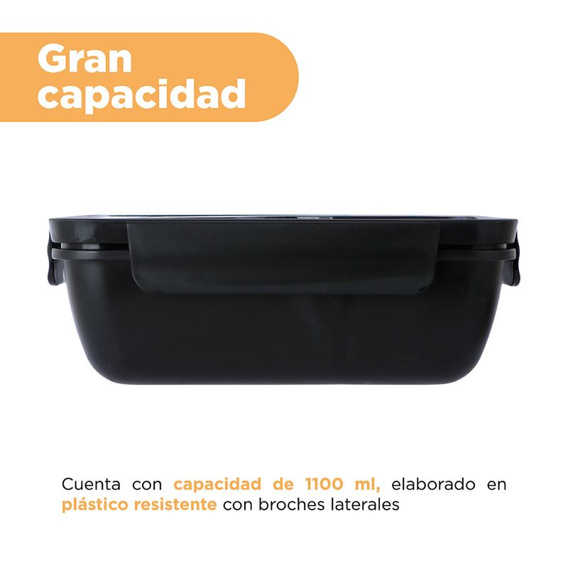 Contenedor-para-alimentos-fiambrera-serie-dots-1100ml-negro-Miniso-5-24210