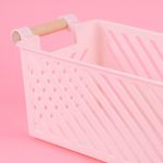 Organizador-de-pl-stico-apilable-mori-girl-con-mango-de-madera-l-rosa-Miniso-3-24233
