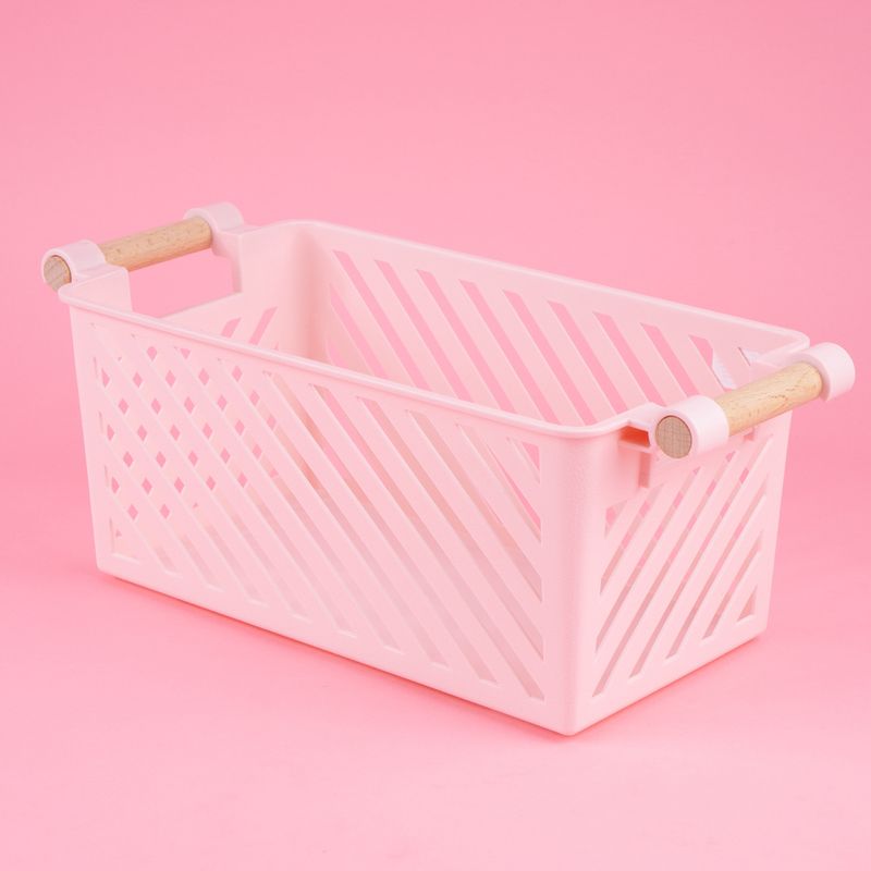 Organizador-de-pl-stico-apilable-mori-girl-con-mango-de-madera-l-rosa-Miniso-7-24233