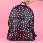 Organizador-de-viaje-mochila-escolar-plegable-serie-dots-negro-Miniso-2-24234
