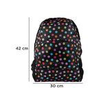Organizador-de-viaje-mochila-escolar-plegable-serie-dots-negro-Miniso-8-24234