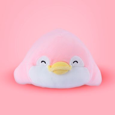 Peluche 48 cm pinguino acostado rosa pendy serie mini family -  Mini Family
