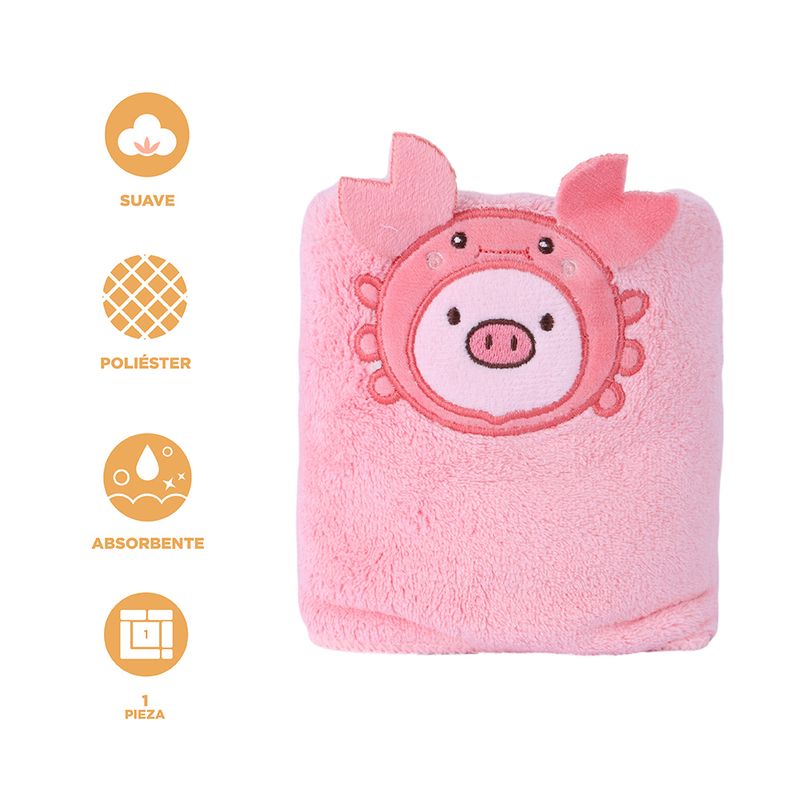 Toalla-de-ba-o-de-microfibra-mini-family-gigi-jungle-adventures-80cm-x-30cm-rosa-Mini-Family-3-24298