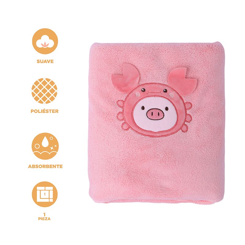 Toalla-de-ba-o-mini-family-gigi-jungle-adventures-140cm-x-70cm-rosa-Mini-Family-3-24300