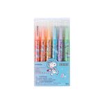 Plum-n-set-de-rotuladores-de-punta-6-piezas-pdq-serie-snoopy-Snoopy-1-24019