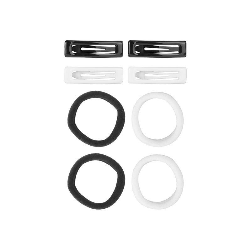 Set-de-accesorios-para-cabello-miniso-serie-neutral-ligas-y-pasadores-blanco-y-negro-Miniso-1-24172