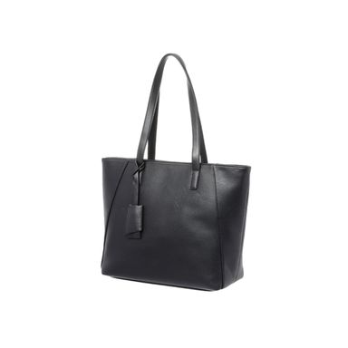 Bolso tote clasico miniso tipo piel texturizado negro -  Miniso