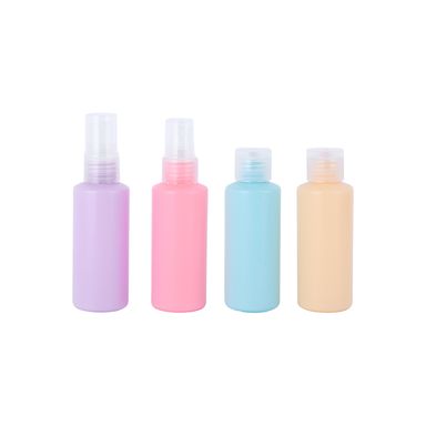 Juego de botellas de viaje blandas candy color 4 piezas -  Miniso