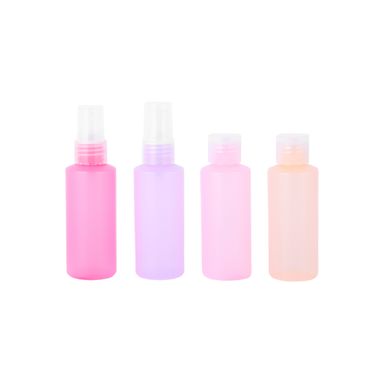 Juego de botellas de viaje blandas candy color 4 piezas -  Miniso