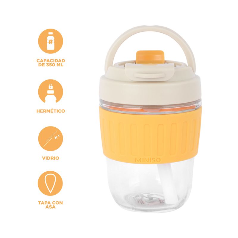 Vaso-de-vidrio-con-asa-350-ml-amarillo-Miniso-4-23784