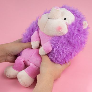 Peluche erizo morado 25cm serie miniso -  Miniso