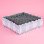 Organizador-de-tela-con-sujetadores-de-8-compartimentos-serie-cuadros-azules-Miniso-3-23880
