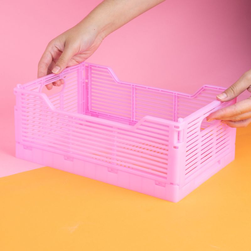Organizador-de-pl-stico-plegable-serie-rayas-m-rosa-Miniso-2-23881