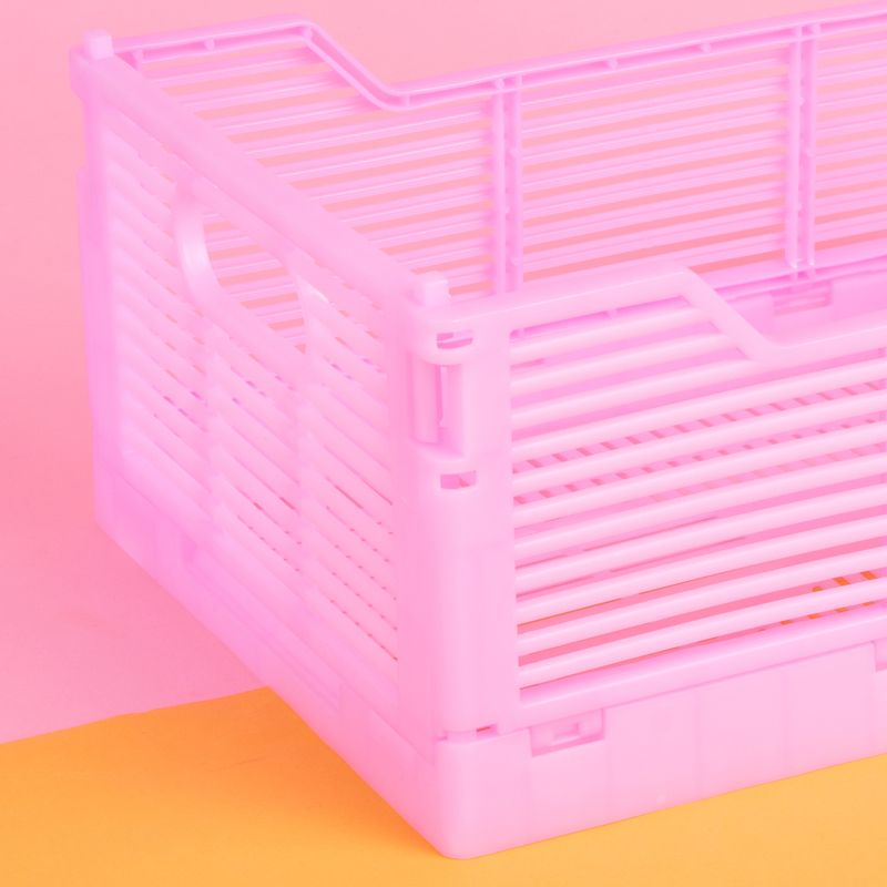 Organizador-de-pl-stico-plegable-serie-rayas-m-rosa-Miniso-7-23881