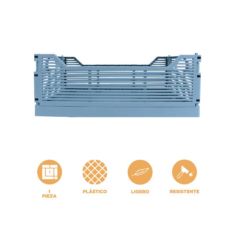 Organizador-de-pl-stico-plegable-serie-rayas-l-azul-Miniso-3-23885
