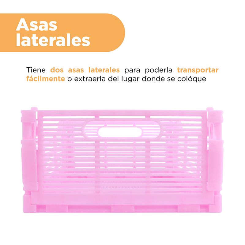 Organizador-de-pl-stico-plegable-serie-rayas-l-rosa-Miniso-6-23887