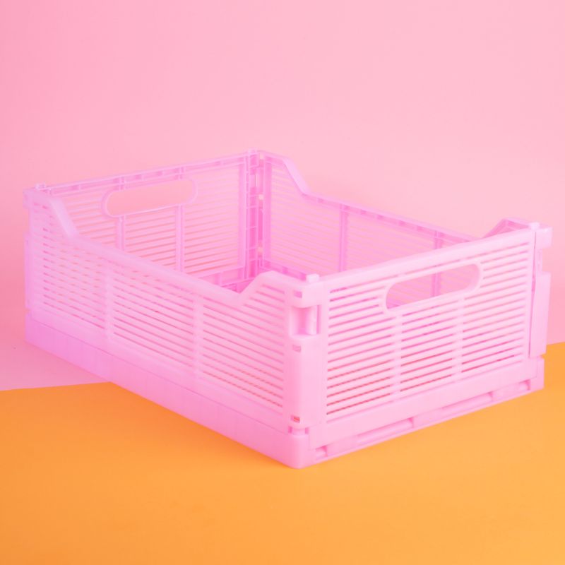 Organizador-de-pl-stico-plegable-serie-rayas-l-rosa-Miniso-7-23887