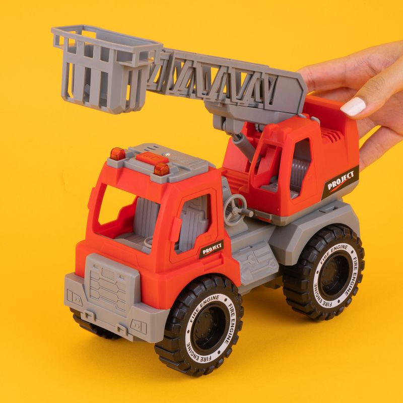 Coche-de-bomberos-con-escalera-de-luz-y-sonido-por-inercia-serie-miniso-Miniso-2-23905