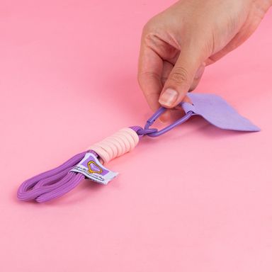 Cinta trenzada multifuncional para teléfono móvil morado miniso -  Miniso