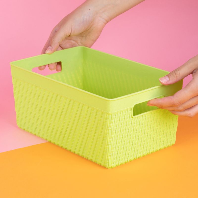 Organizador-de-pl-stico-con-correas-de-imitaci-n-de-ratan-versi-n-alta-l-verde-25-5cm-lima-Miniso-2-23964