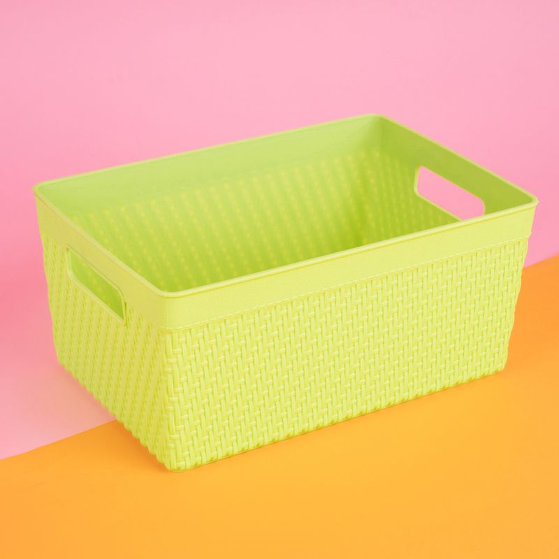 Organizador-de-pl-stico-con-correas-de-imitaci-n-de-ratan-versi-n-alta-l-verde-25-5cm-lima-Miniso-6-23964
