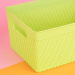 Organizador-de-pl-stico-con-correas-de-imitaci-n-de-ratan-versi-n-alta-l-verde-25-5cm-lima-Miniso-7-23964