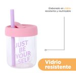 Vaso-de-vidrio-alto-con-tapa-de-silicona-350-ml-rosa-Miniso-7-23978