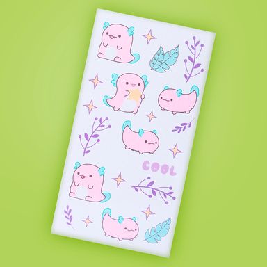 Stickers spectrum serie axolotl story -  Miniso