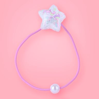 Set de ligas para cabello estrellas y unicornios 2 pzas. -  Miniso
