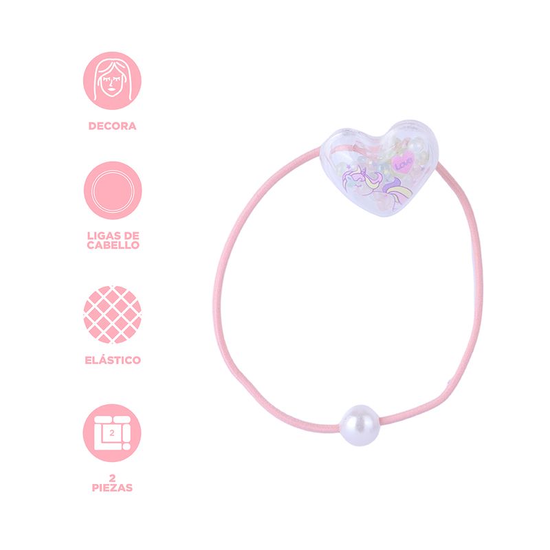 Set-de-ligas-para-cabello-estrellas-y-unicornios-2-pzas-Miniso-3-24020