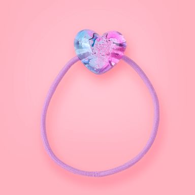 Set de ligas para cabello corazones y conejito 2 pzas. -  Miniso