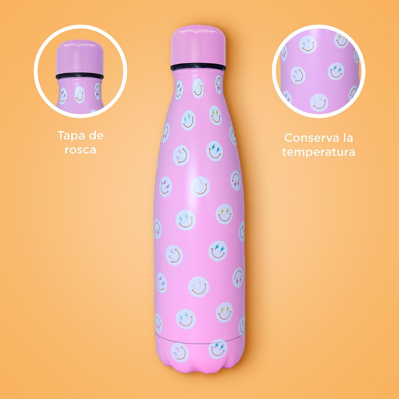 Botella-aislante-sweet-funk-500-ml-caras-sonrientes-Miniso-6-24057