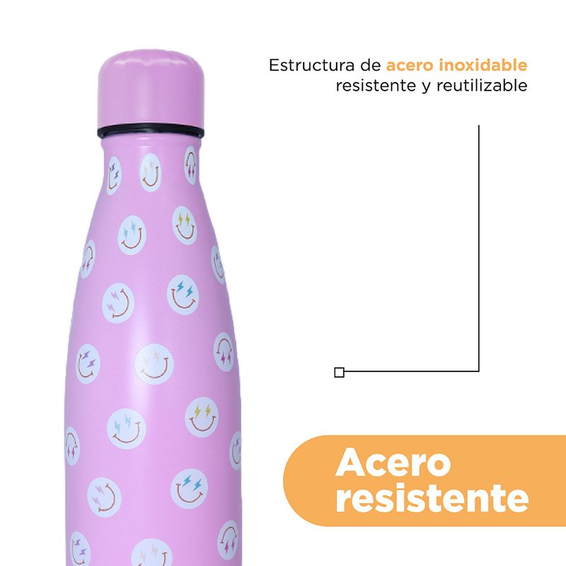 Botella-aislante-sweet-funk-500-ml-caras-sonrientes-Miniso-7-24057