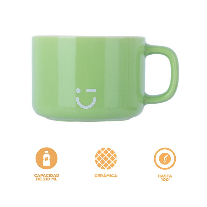 Taza-con-posavasos-rainbow-series-210-ml-verde-Miniso-3-24067