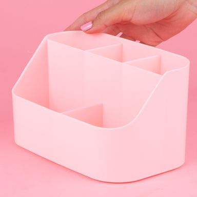 Organizador de plástico de 5 ranuras mori girl rosa -  Miniso