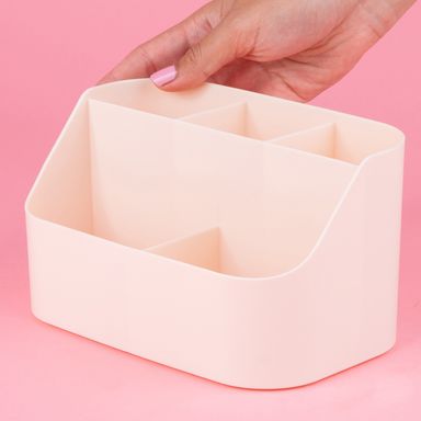 Organizador de plástico de 5 ranuras mori girl beige -  Miniso