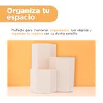 Organizador-de-pl-stico-portalapices-de-3-ranuras-mori-girl-beige-Miniso-4-24078