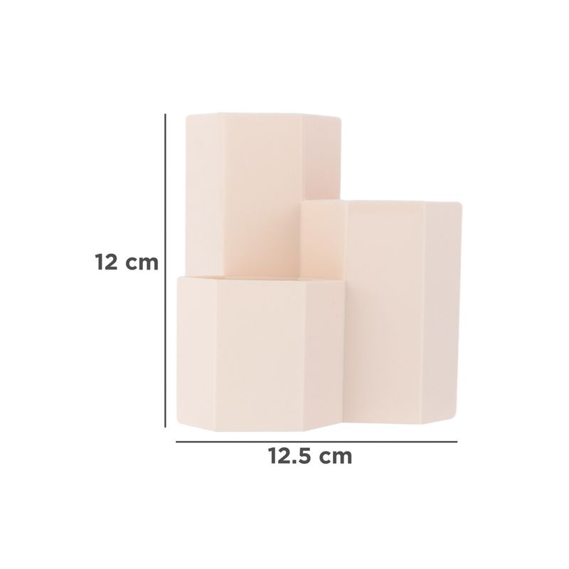Organizador-de-pl-stico-portalapices-de-3-ranuras-mori-girl-beige-Miniso-6-24078
