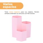 Organizador-de-pl-stico-portalapices-de-3-ranuras-mori-girl-rosa-Miniso-6-24079