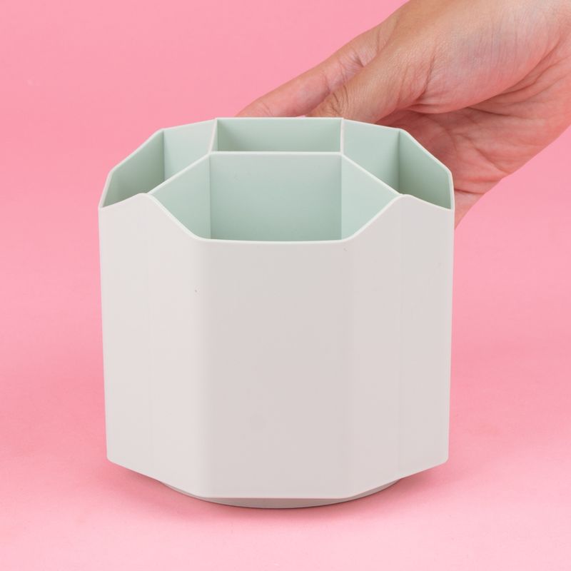 Organizador-de-pl-stico-portalapices-giratorio-de-5-ranuras-mori-girl-verde-Miniso-2-24081