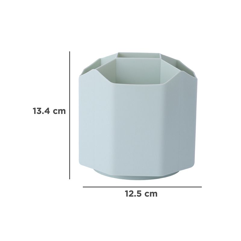 Organizador-de-pl-stico-portalapices-giratorio-de-5-ranuras-mori-girl-verde-Miniso-7-24081
