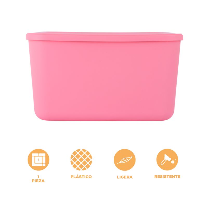 Organizador-de-pl-stico-con-tapa-serie-rainbow-l-rosa-Miniso-4-24082