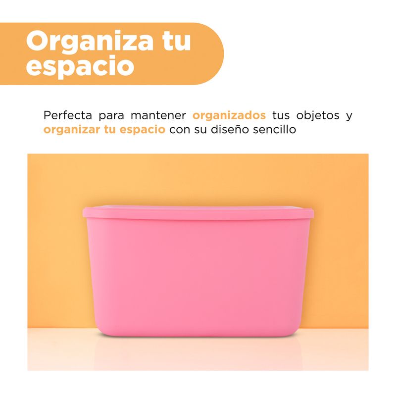 Organizador-de-pl-stico-con-tapa-serie-rainbow-l-rosa-Miniso-5-24082