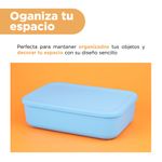 Organizador-de-pl-stico-serie-rainbow-con-tapa-s-azul-Miniso-5-24085