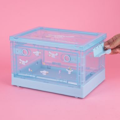 Organizador de plástico plegable con apertura lateral de personajes de sanrio xs cinnamoroll -  Sanrio