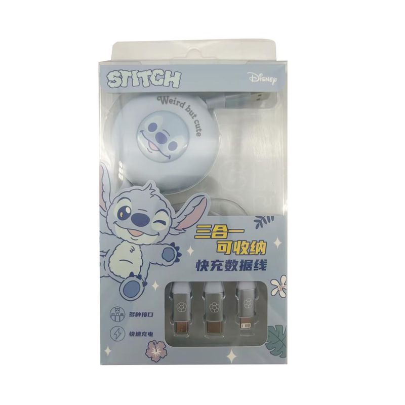 Cable-de-carga-r-pida-y-datos-lightning-tres-en-uno-disney-furry-season-stitch-Disney-1-23022